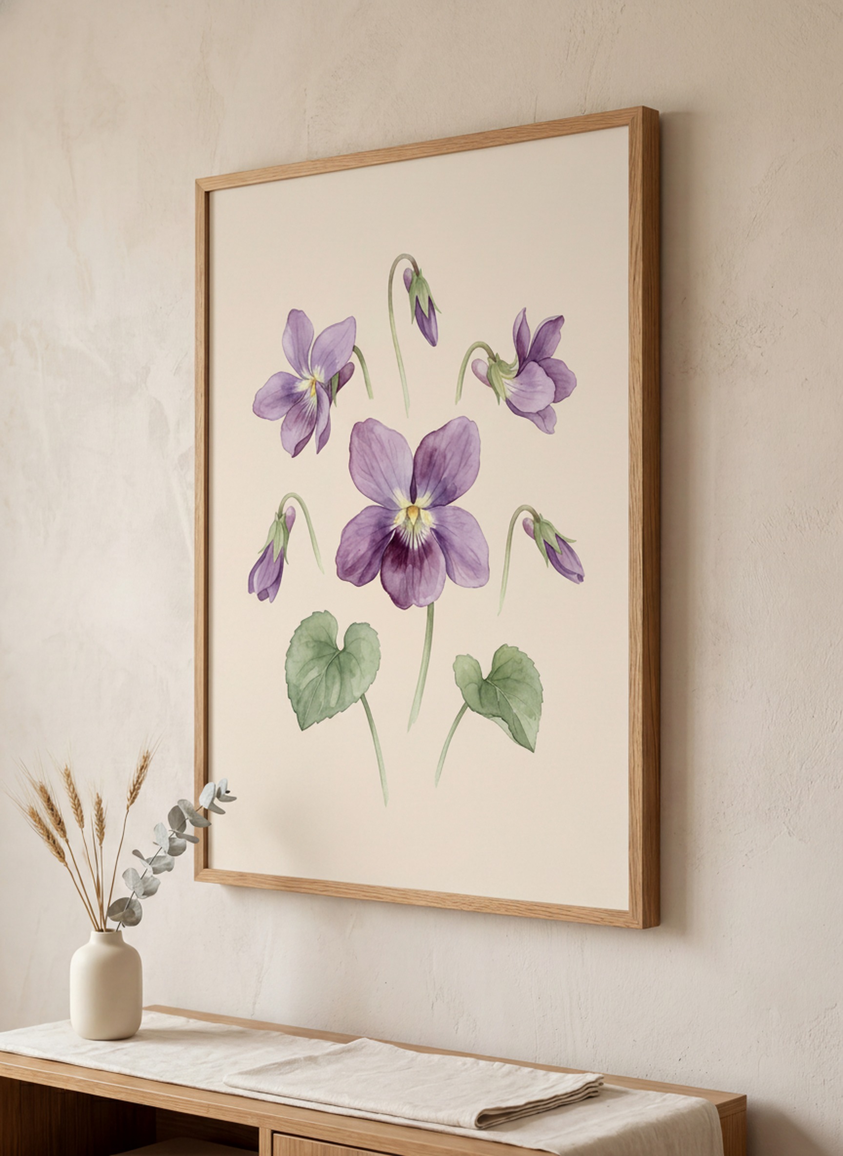 Herbarium Asymmetrica — Soft botanical watercolour specimens in open layouts