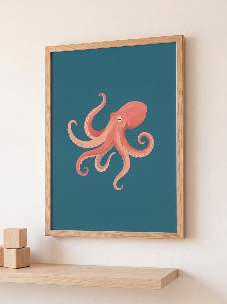Tiny Seas — deep-sea creatures in gouache